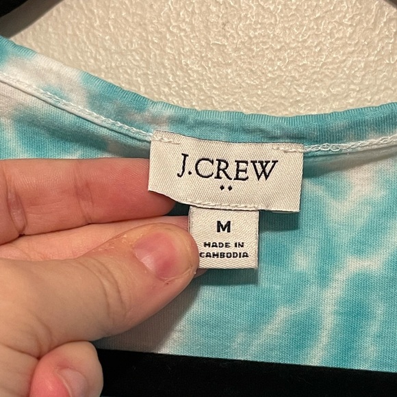J. Crew Tie Dye Sleeveless TShirt Dress - Picture 4 of 4